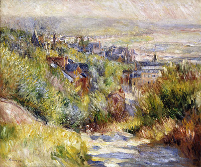 The Heights of Trouville, n.d. | Renoir | Gemälde Reproduktion