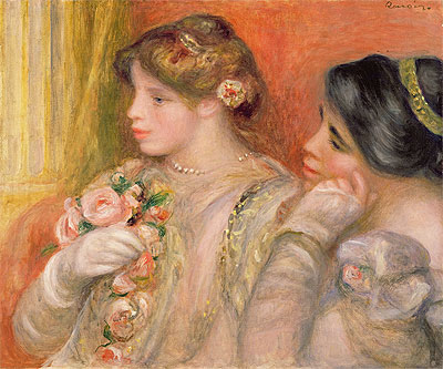 In the Lodge, c.1908 | Renoir | Gemälde Reproduktion
