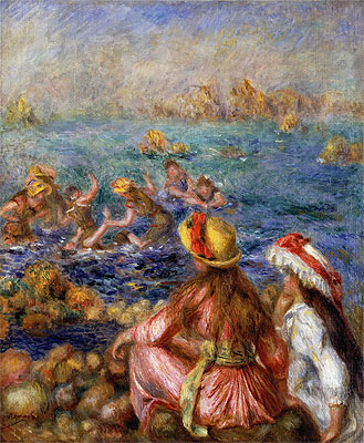 The Bathers, 1892 | Renoir | Gemälde Reproduktion