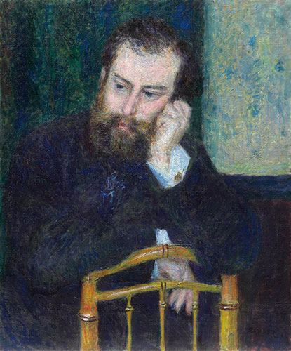 Alfred Sisley, 1876 | Renoir | Gemälde Reproduktion