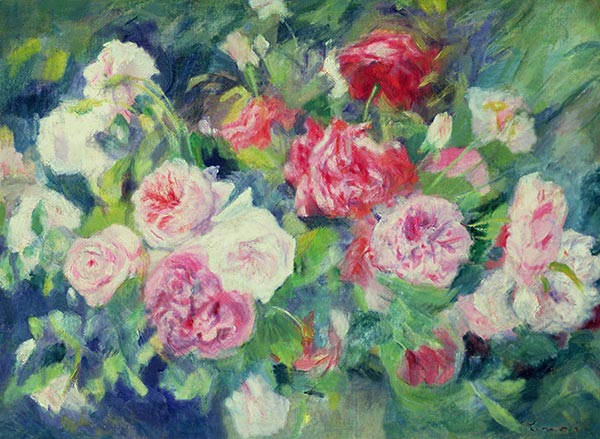 Roses, c.1885 | Renoir | Painting Reproduction