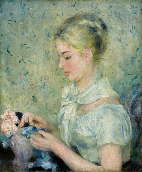 Modiste, c.1875 | Renoir | Painting Reproduction