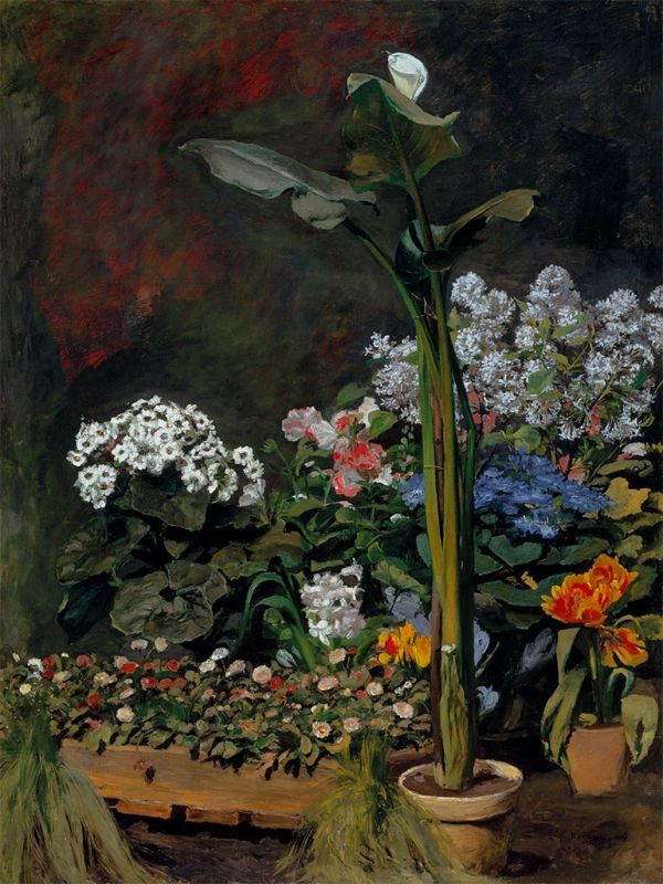 Renoir | Lily and Greenhouse Plants, 1864 Lily and Greenhouse Plants, 1864 | Renoir