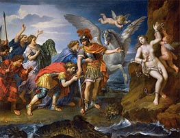 Deliverance of Andromeda, 1679 by Pierre Mignard | Painting Reproduction