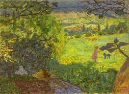 Landscape, Undated von Pierre Bonnard | Gemälde-Reproduktion