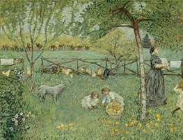 Der große Garten, 1895 von Pierre Bonnard | Gemälde-Reproduktion