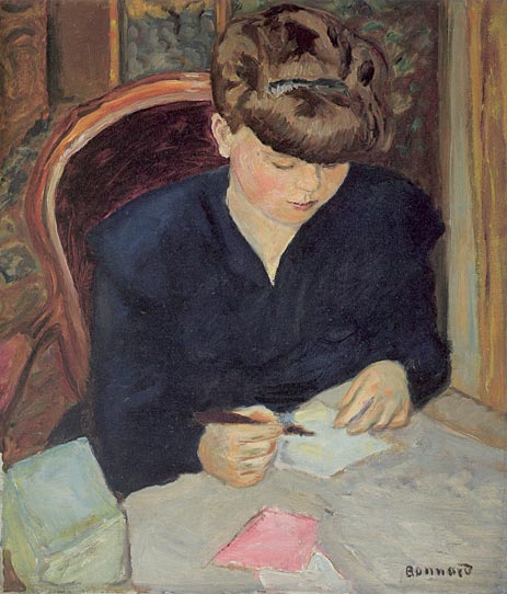 Der Buchstabe, c.1906 | Pierre Bonnard | Gemälde Reproduktion