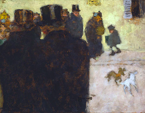 Straße im Winter | Pierre Bonnard | Gemälde Reproduktion