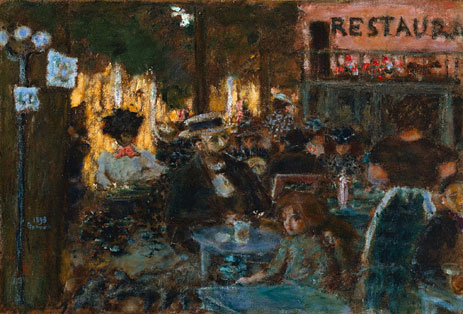 Caféterrasse | Pierre Bonnard | Gemälde Reproduktion