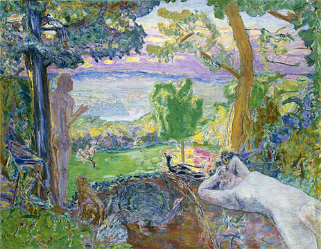 Irdisches Paradies, 1920 | Pierre Bonnard | Gemälde Reproduktion