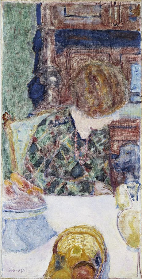Woman with Dog, 1924 | Pierre Bonnard | Painting Reproduction
