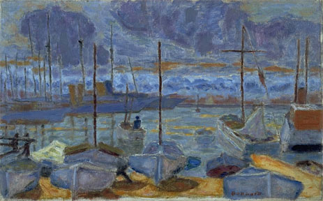 The Port of Cannes, 1927 | Pierre Bonnard | Painting Reproduction