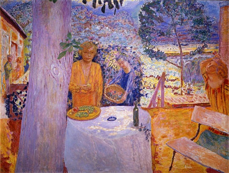 The Terrace at Vernon, 1939 | Pierre Bonnard | Painting Reproduction
