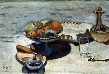 Table Laid for Dessert | Pierre Bonnard | Painting Reproduction