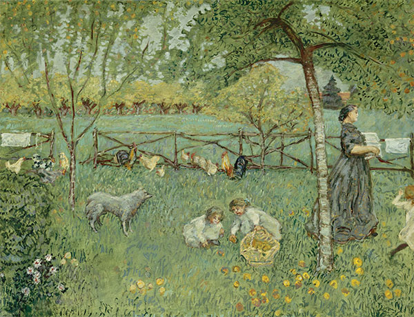Der große Garten, 1895 | Pierre Bonnard | Gemälde Reproduktion