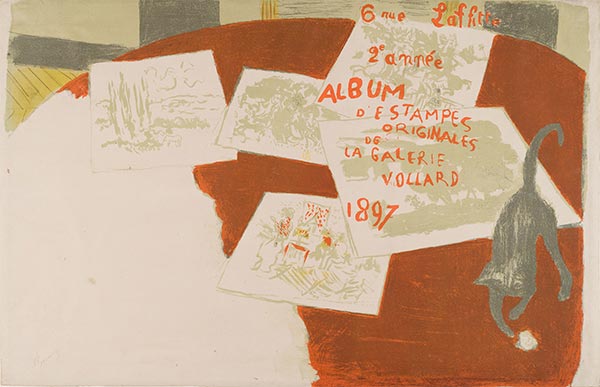 Umschlag des Albums mit Originaldrucken aus der ..., 1897 von Pierre Bonnard | Gemälde-Reproduktion