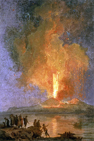 The Eruption of Vesuvius, n.d. | Pierre Jacques Volaire | Painting Reproduction