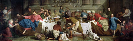 Christ at the House of Simon the Pharisee, 1737 by Pierre Subleyras | Painting Reproduction