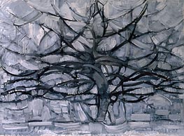 The Gray Tree, 1911 by Mondrian | Painting Reproduction