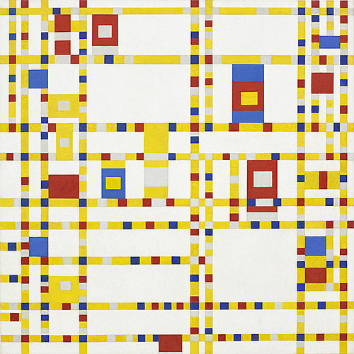 Broadway Boogie Woogie, c.1942/43 | Mondrian | Painting Reproduction