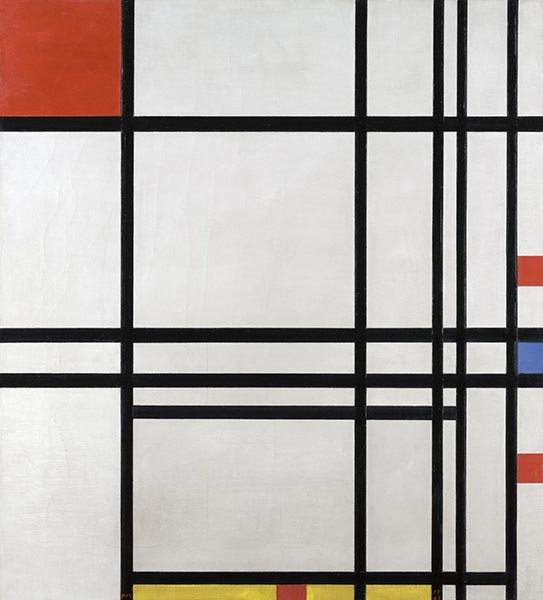 Abstraktion, c.1939/42 | Mondrian | Gemälde Reproduktion