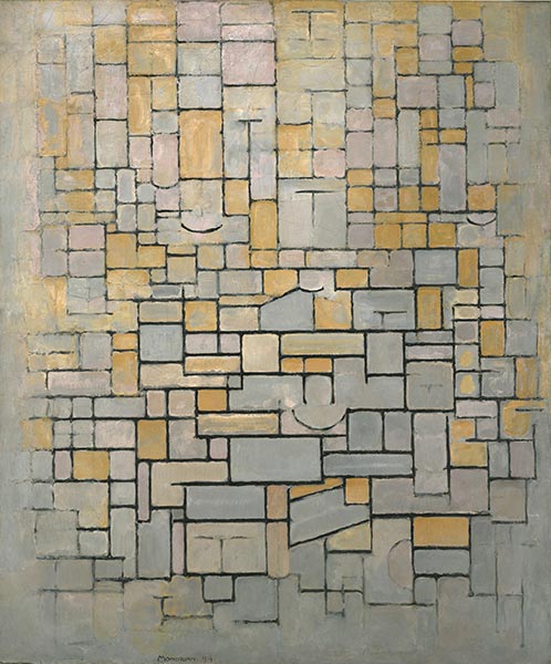 Composition, 1914 | Mondrian | Gemälde Reproduktion