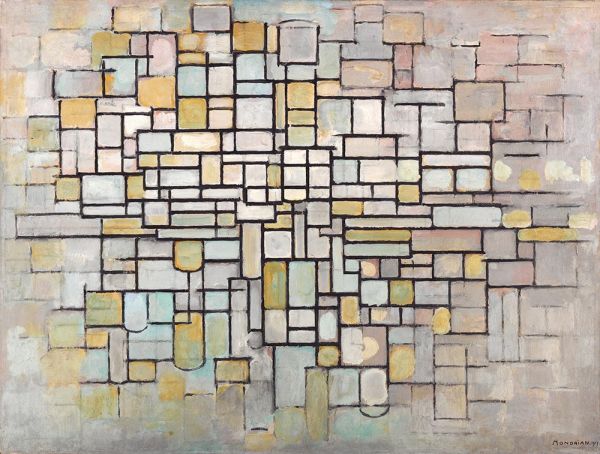 Composition no. II, 1913 | Mondrian | Painting Reproduction