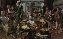 Christ in the House of Martha and Mary, 1553 by Pieter Aertsen | Painting Reproduction