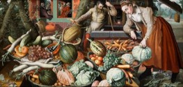 Market Scene, 1569 by Pieter Aertsen | Painting Reproduction