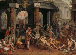 Healing of the Paralyzed Man at the Pool of Bethesda | Pieter Aertsen | Painting Reproduction