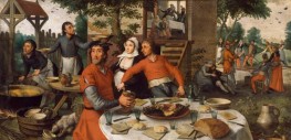 Peasant's Feast | Pieter Aertsen | Painting Reproduction