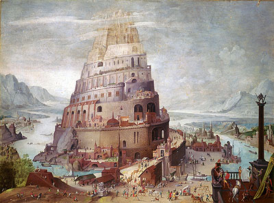 Tower of Babel, a.1563 | Pieter Bruegel the Younger | Gemälde Reproduktion