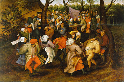 Peasant Wedding Dance, 1607 | Pieter Bruegel the Younger | Painting Reproduction