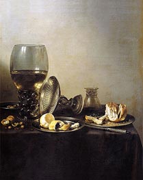 Still Life, 1637 by Pieter Claesz | Painting Reproduction