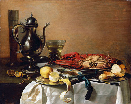 Still Life, 1643 by Pieter Claesz | Painting Reproduction