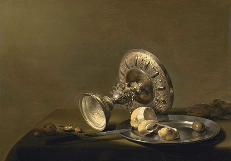 Still Life with a Tazza, n.d. by Pieter Claesz | Painting Reproduction