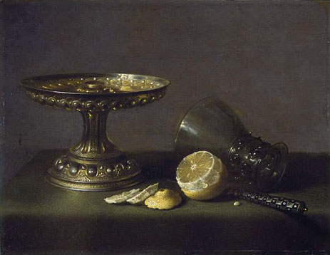 Stillleben, 1630 | Pieter Claesz | Gemälde Reproduktion