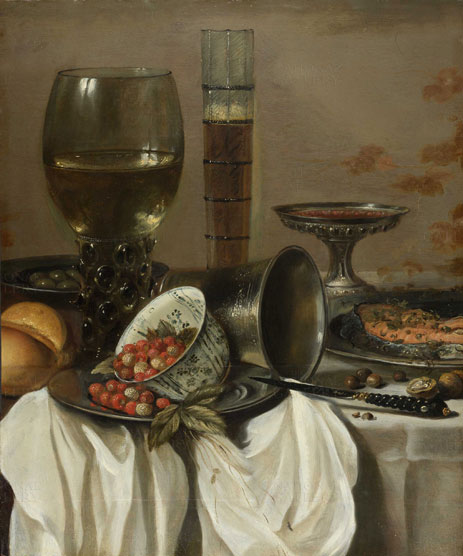 Still Life with Drinking Vessels, 1649 | Pieter Claesz | Gemälde Reproduktion