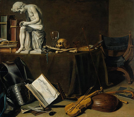 Vanitas Still Life with the Spinario | Pieter Claesz | Painting Reproduction