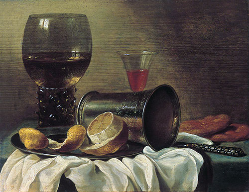 Still Life with Rummer, c.1645/48 | Pieter Claesz | Painting Reproduction