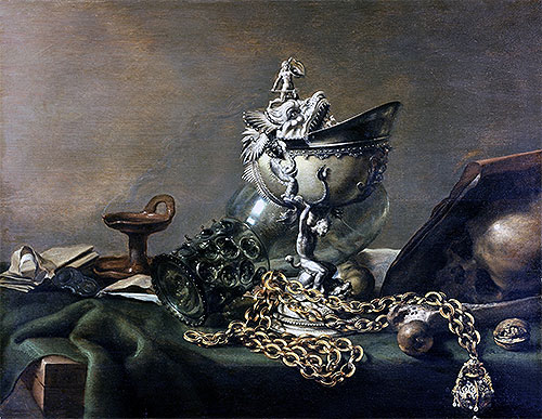 Vanitas-Stilleben | Pieter Claesz | Gemälde Reproduktion