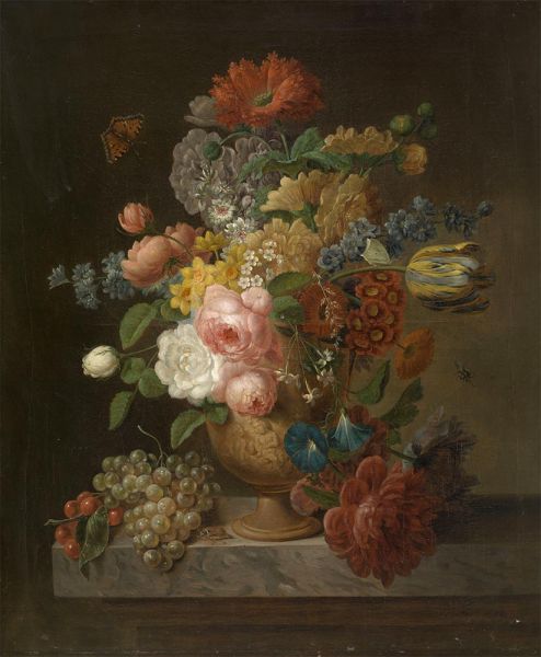 Flower Piece, 1794 | Pieter Faes | Painting Reproduction