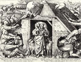 The Parable of the Good Shepherd, 1565 von Bruegel the Elder | Gemälde-Reproduktion