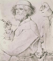 The Painter and the Art Lover, c.1565 von Bruegel the Elder | Gemälde-Reproduktion