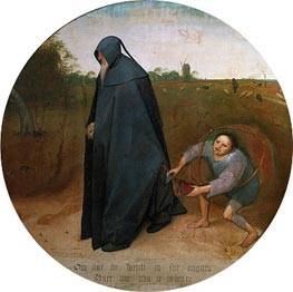 The Misanthrope, 1568 von Bruegel the Elder | Gemälde-Reproduktion