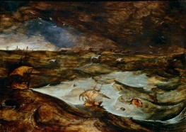 Der Sturm auf dem Meer | Bruegel the Elder | Gemälde Reproduktion