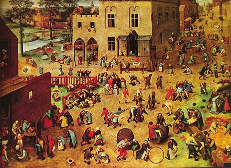 Children's Games, c.1559/60 | Bruegel the Elder | Painting Reproduction