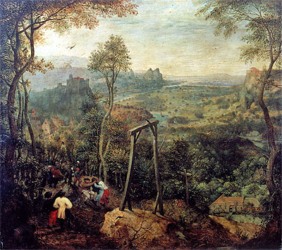 The Magpie on the Gallows, 1568 | Bruegel the Elder | Painting Reproduction