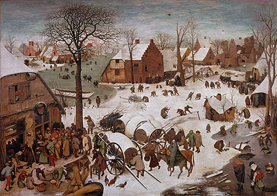 The Census at Bethlehem, undated | Bruegel the Elder | Painting Reproduction