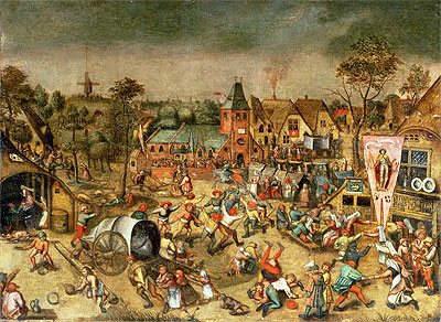 The Kermesse of the Feast of St. George, n.d. | Bruegel the Elder | Painting Reproduction